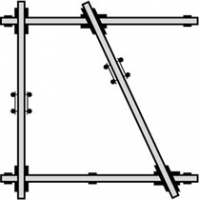 Tre-D plafondrailsysteem 3 x 3